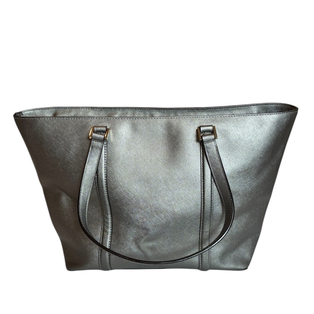 Kate Spade Metallic Gray Tote - Picture 3 of 12